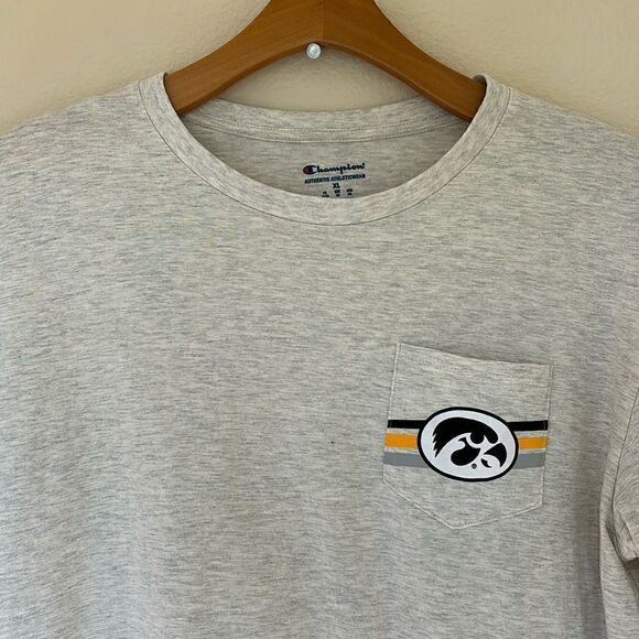 Champion‎ University of Iowa Hawkeyes Heather Gray T-shirt XL - Picture 5 of 9